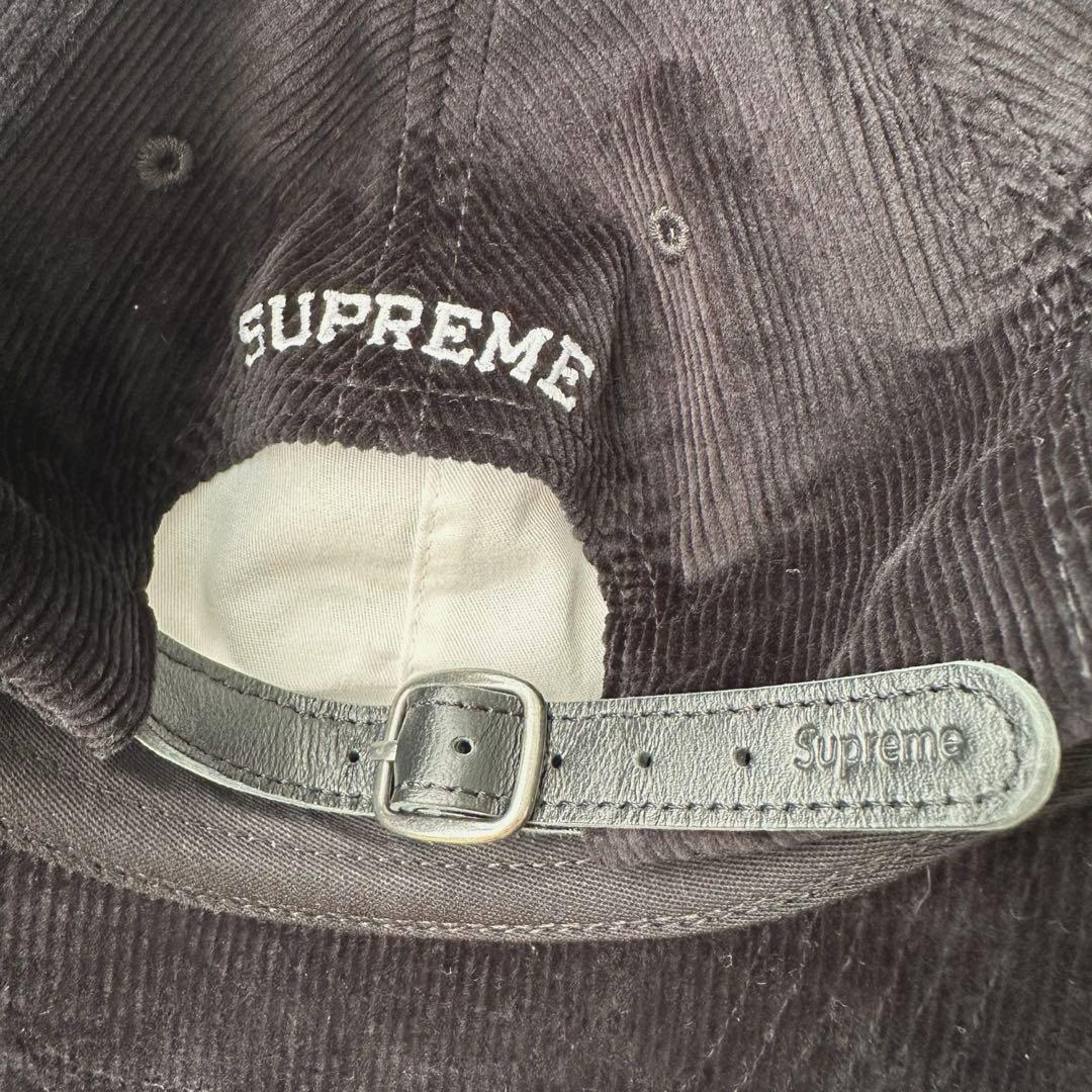 Supreme コーデュロイ ブラックキャップ シュプリーム