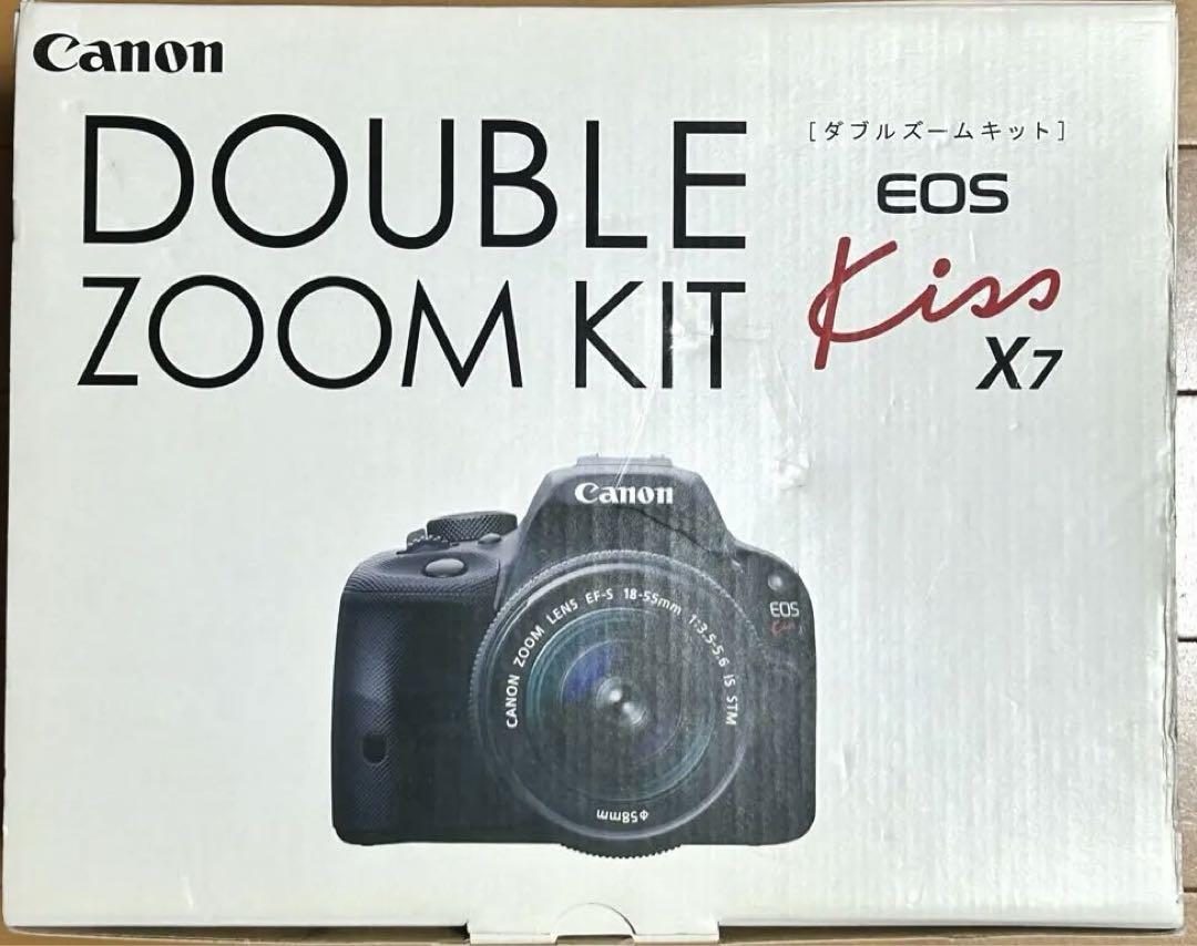 Canon EOS Kiss X7 ダブルズームキット ★保護バッグ付★ Canon EOS Kiss X7 ダブルズームキット ☆保護バッグ付☆