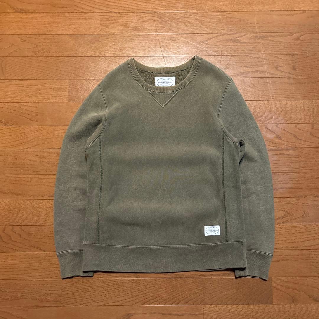 NEIGHBOR HOOD スウェット S オリーブ 両V リバース 肉厚