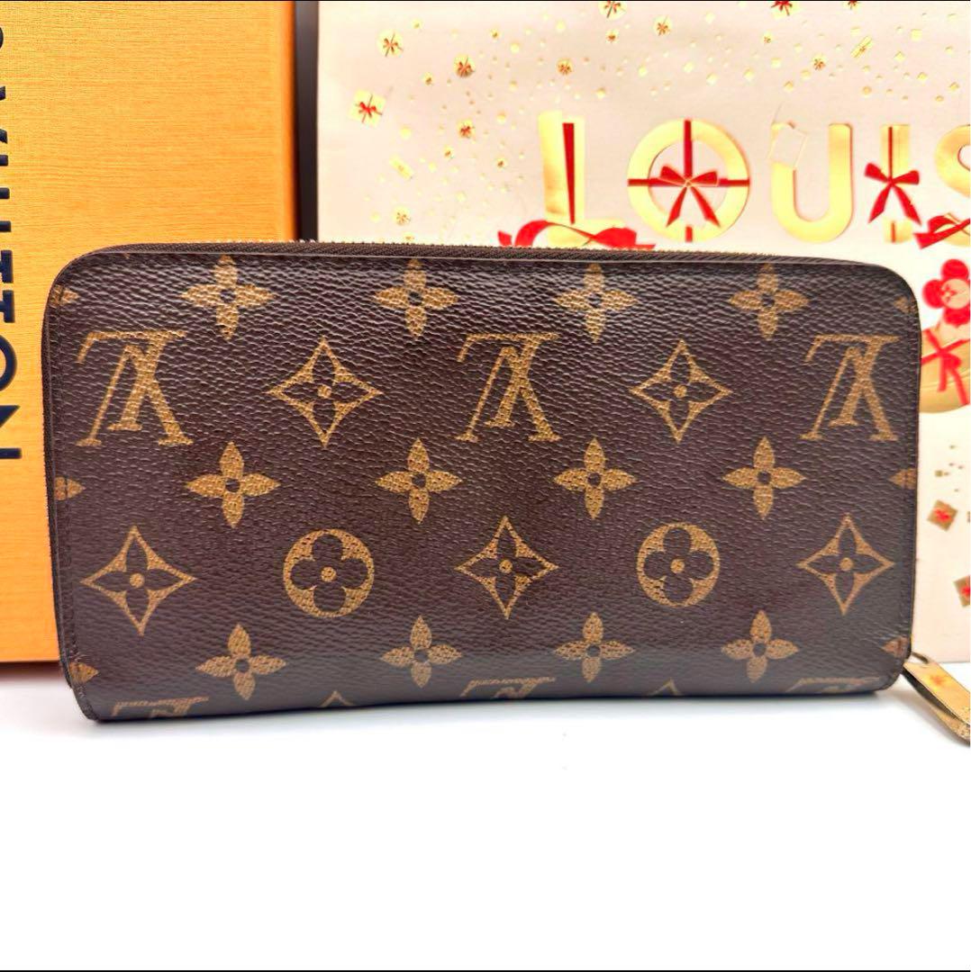 おすすめ RFID 極上美品】ルイヴィトン モノグラム 長 ジッピーウォレット 小物
