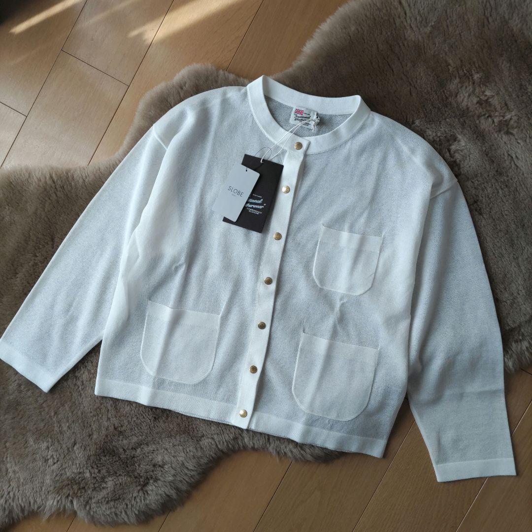 未使用☆ARKLEY KNIT SHEER☆シアーカーディガン
