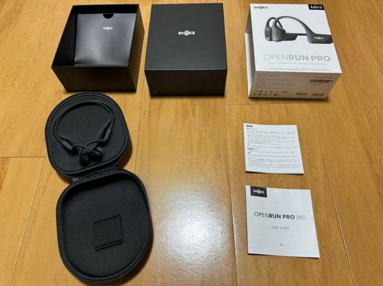 【中古美品】Shokz 骨伝導イヤホン OpenRunPro Mini