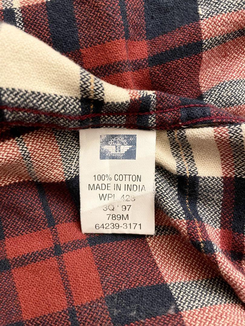 90s DOCKERS ドッカーズ タータンチェック ネルシャツ XL