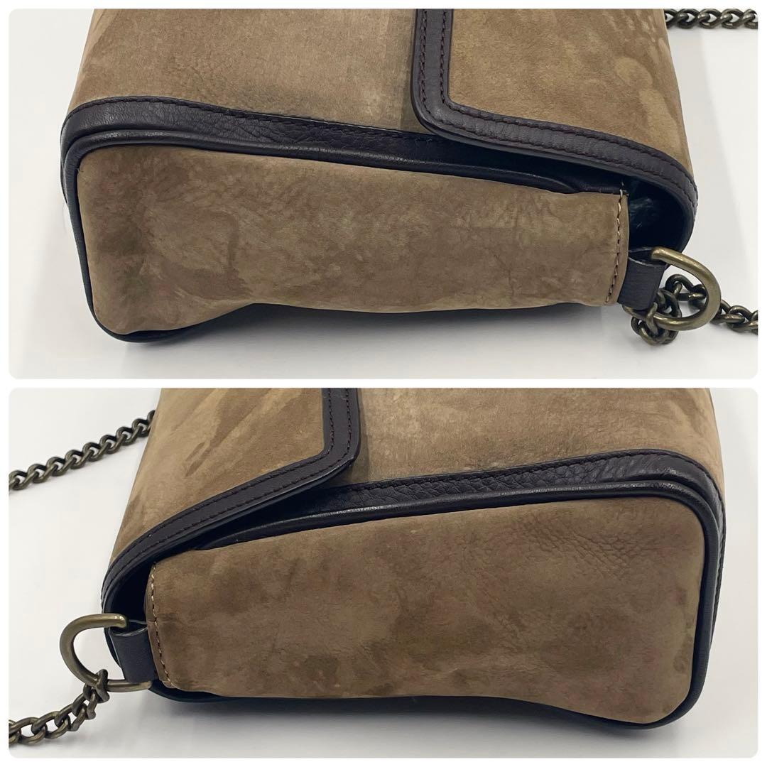 定価11万•美品✨J&M DAVIDSON チェーン ショルダーバッグ スエード 定価11万•美品✨J&M DAVIDSON チェーン ショルダーバッグ スエード