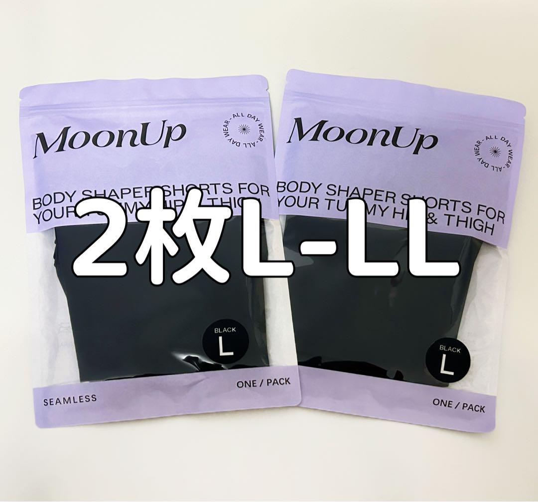 MoonUp ボディシェイパーショーツ ブラック L 1パック