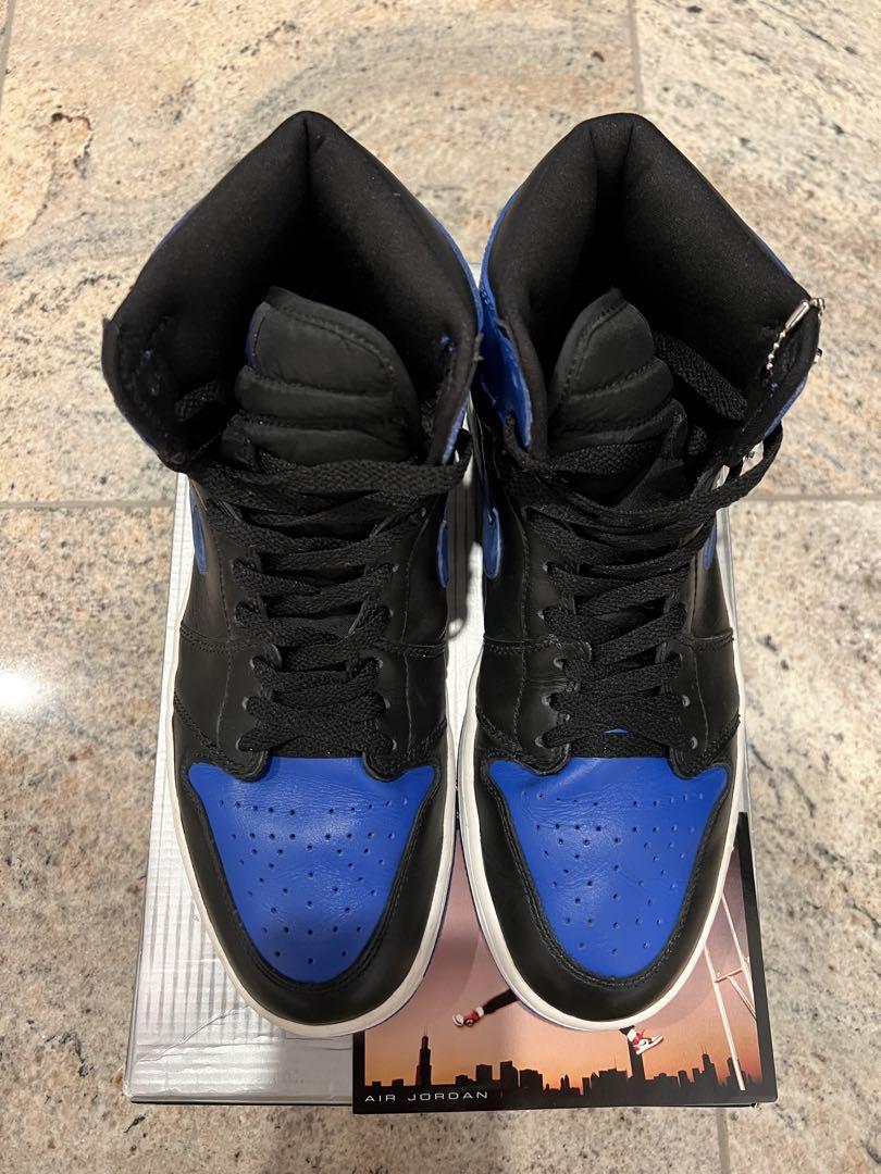 Air Jordan 1 Retro ブラック/ロイヤルブルー 9 UK