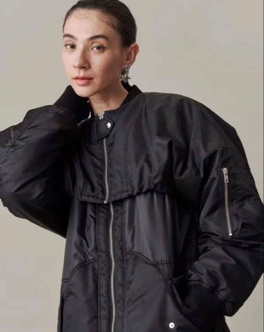 UN3D. MA-1ジャケット ブラックFREE SIZE・UN3D.