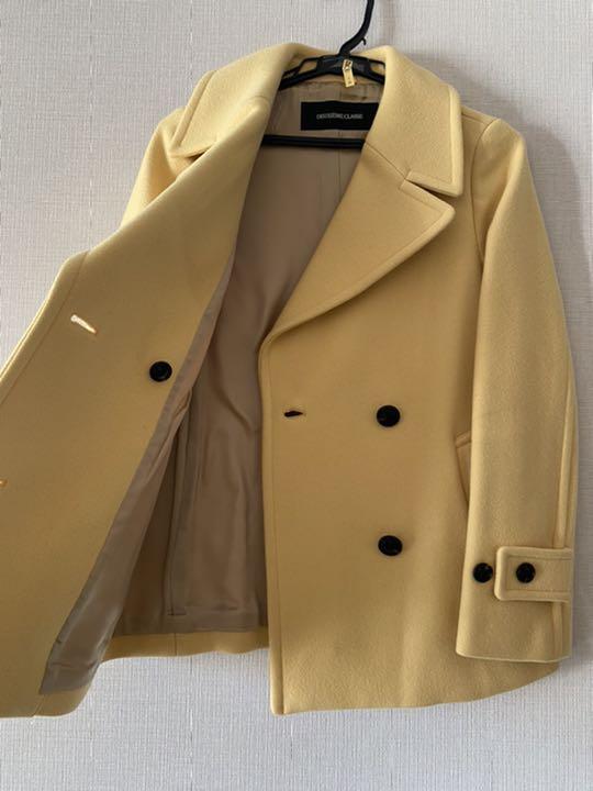格安限定SALE DEUXIEME イエロー クリーニング済 coAeS-m13116148406 CLASSE ウールPコート 低価最新品