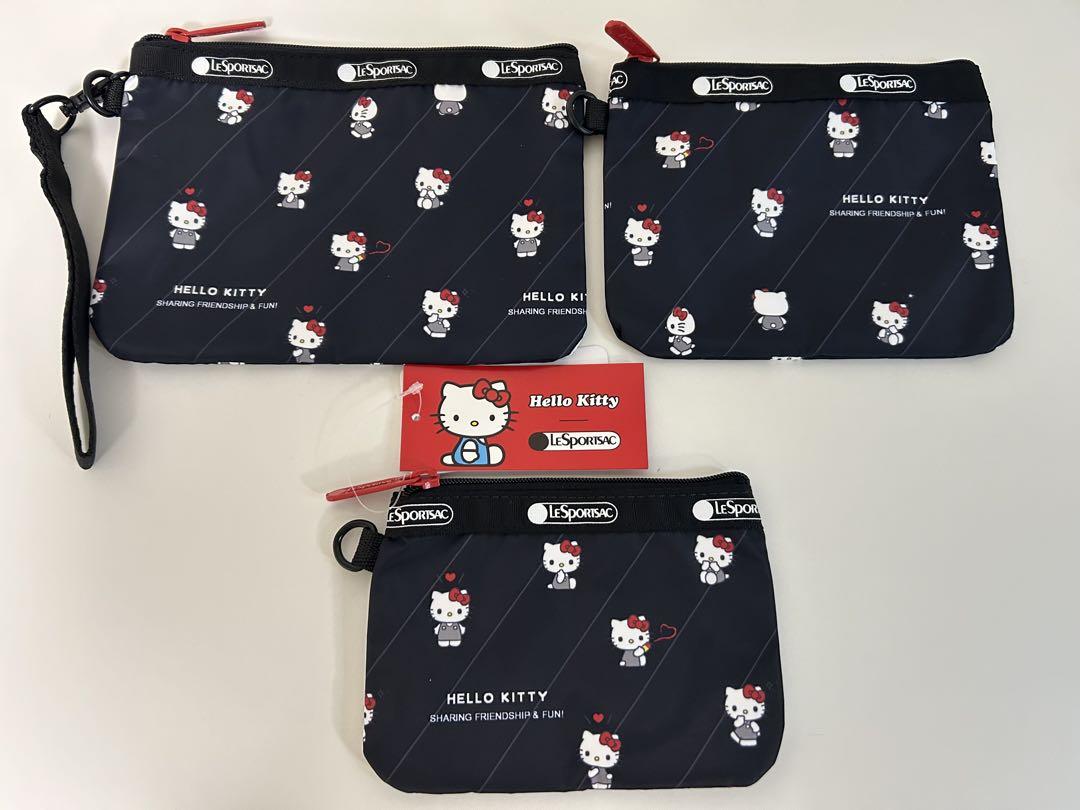 LeSportsac×Hello Kitty レスポ 3連ポーチ ハローキティ