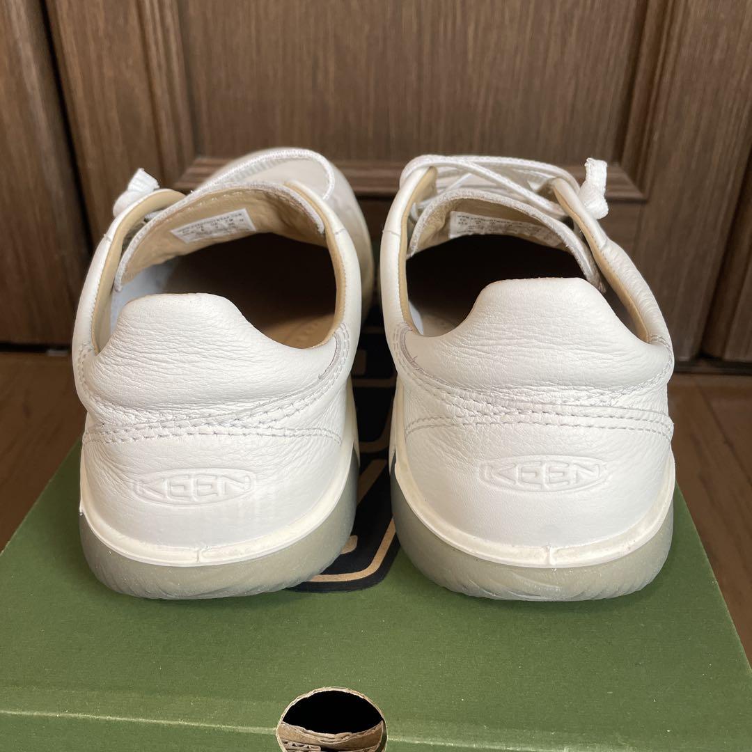 KEEN メンズ ケーエヌエックス レース スニーカー ホワイト 26.0cm