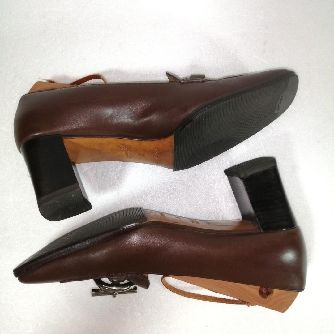 hermes パンプス