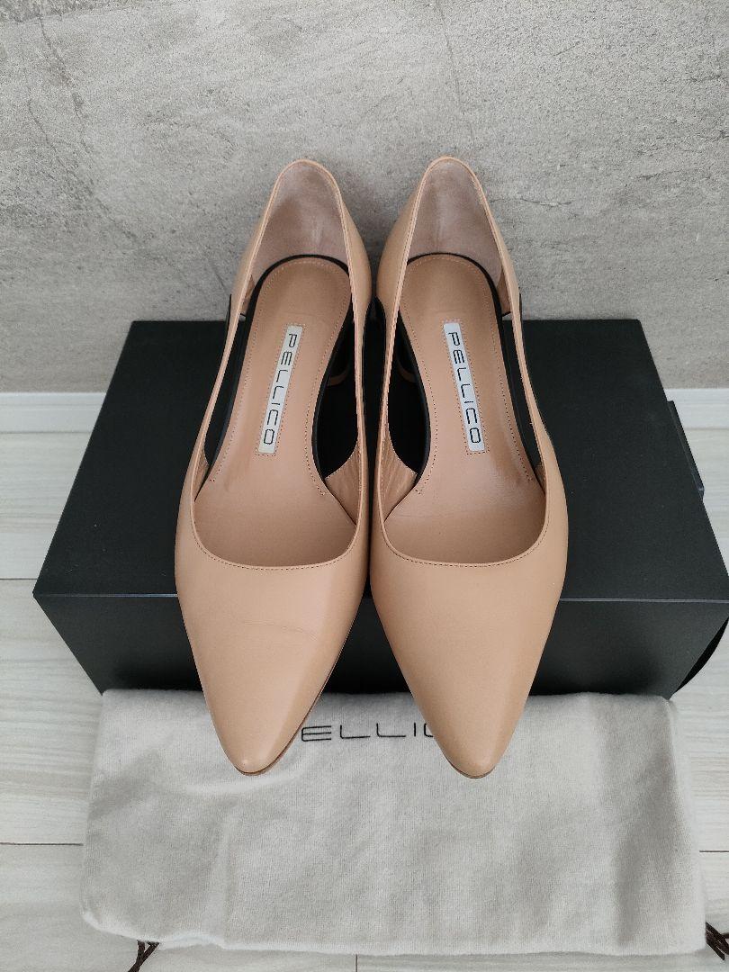 【人気沸騰】 LUNETTA PELLICO ペリーコ 美品☆ パンプス ベージュ NEBI 靴
