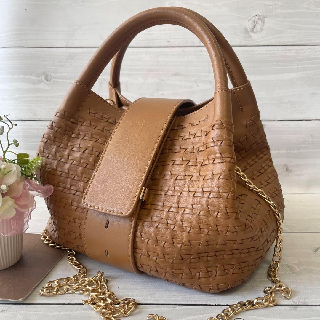美品】ザネラート ハンドバッグ 2way ZOE BABY 本革 レザー バッグ 美品】ザネラート ハンドバッグ 2way ZOE BABY 本革 レザー バッグ