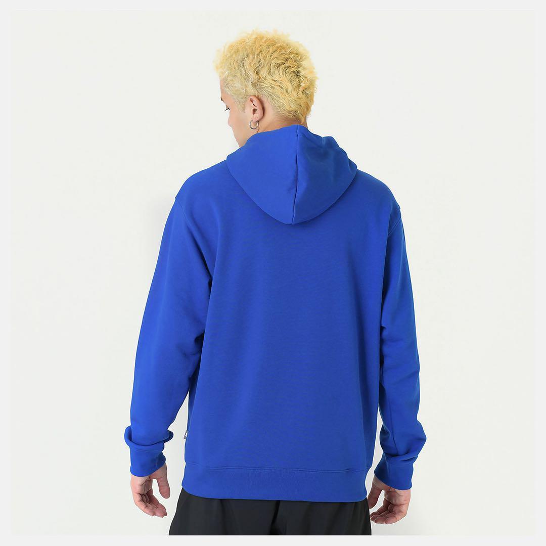 新品タグ付きNew Balance 青 パーカー フード付きXL 大谷翔平