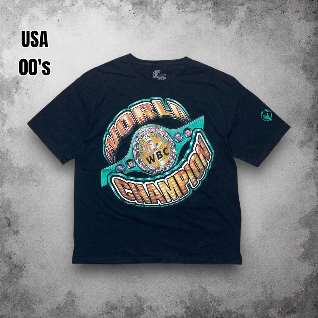 00s USA ボクシングTシャツ WBC チャンピオン ビッグサイズ 企業