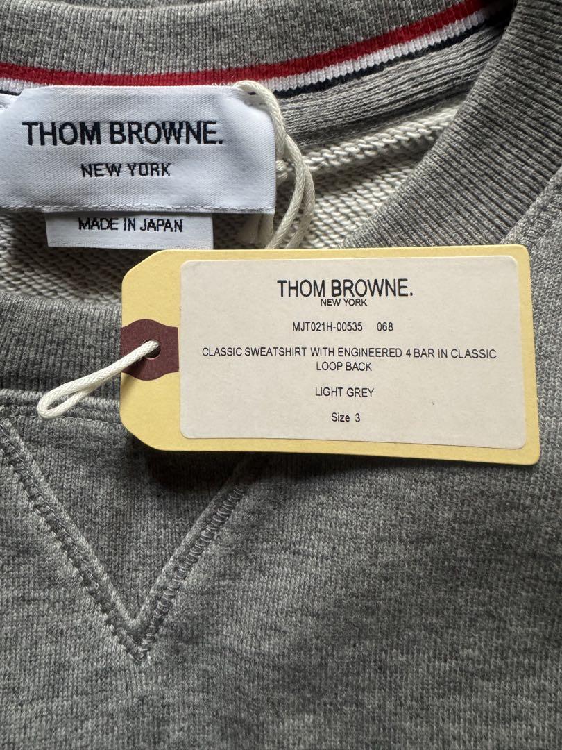 Thom Browne グレー スウェット サイズ3