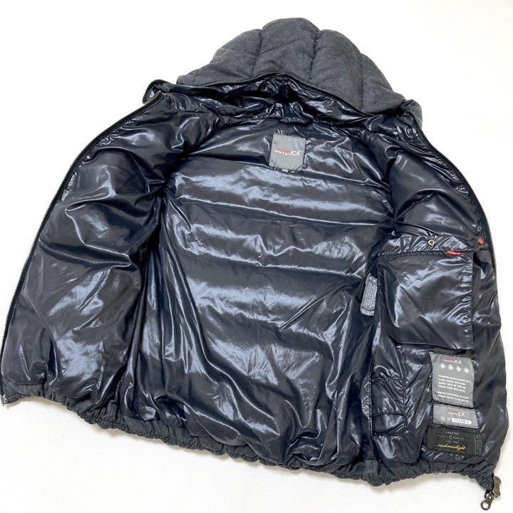 タグ付極美品 デュベティカ FEBEDUE カシミヤ混ウール ダウンベスト 38 DUVETICA ダウンベスト FEBEDUE グレー 38サイズ