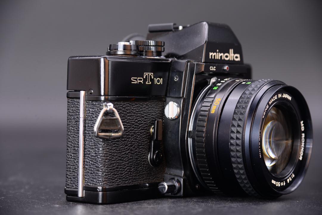 ミノルタ SRT101 & MD Rokkor 50mm f1.4 ブラック