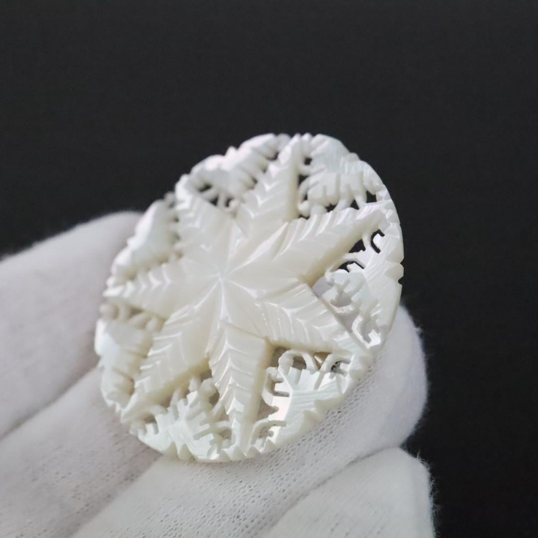 ベツレヘムパール ブローチ 七芒星 3 | contifarma.pe