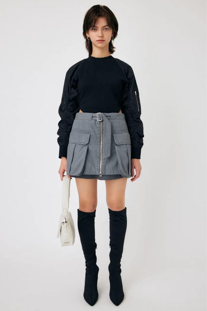 LAYERED CARGO ミニスカート