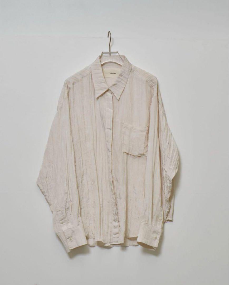 todayful Crape Satin Shirts エクリュ