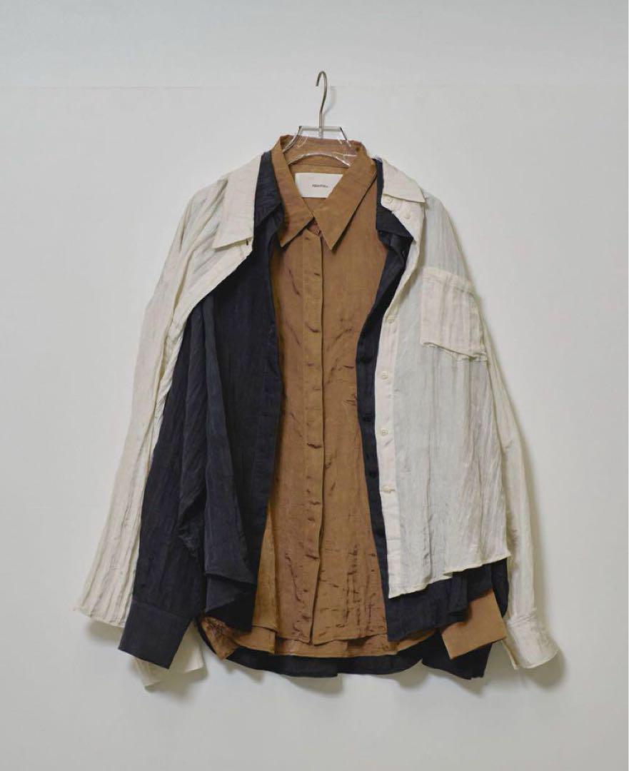 todayful Crape Satin Shirts エクリュ