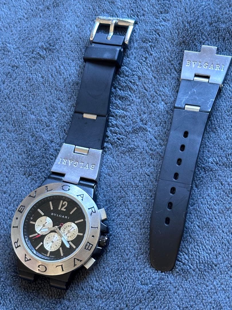 BVLGARI 自動巻き ディアゴノクロノグラフ 腕時計