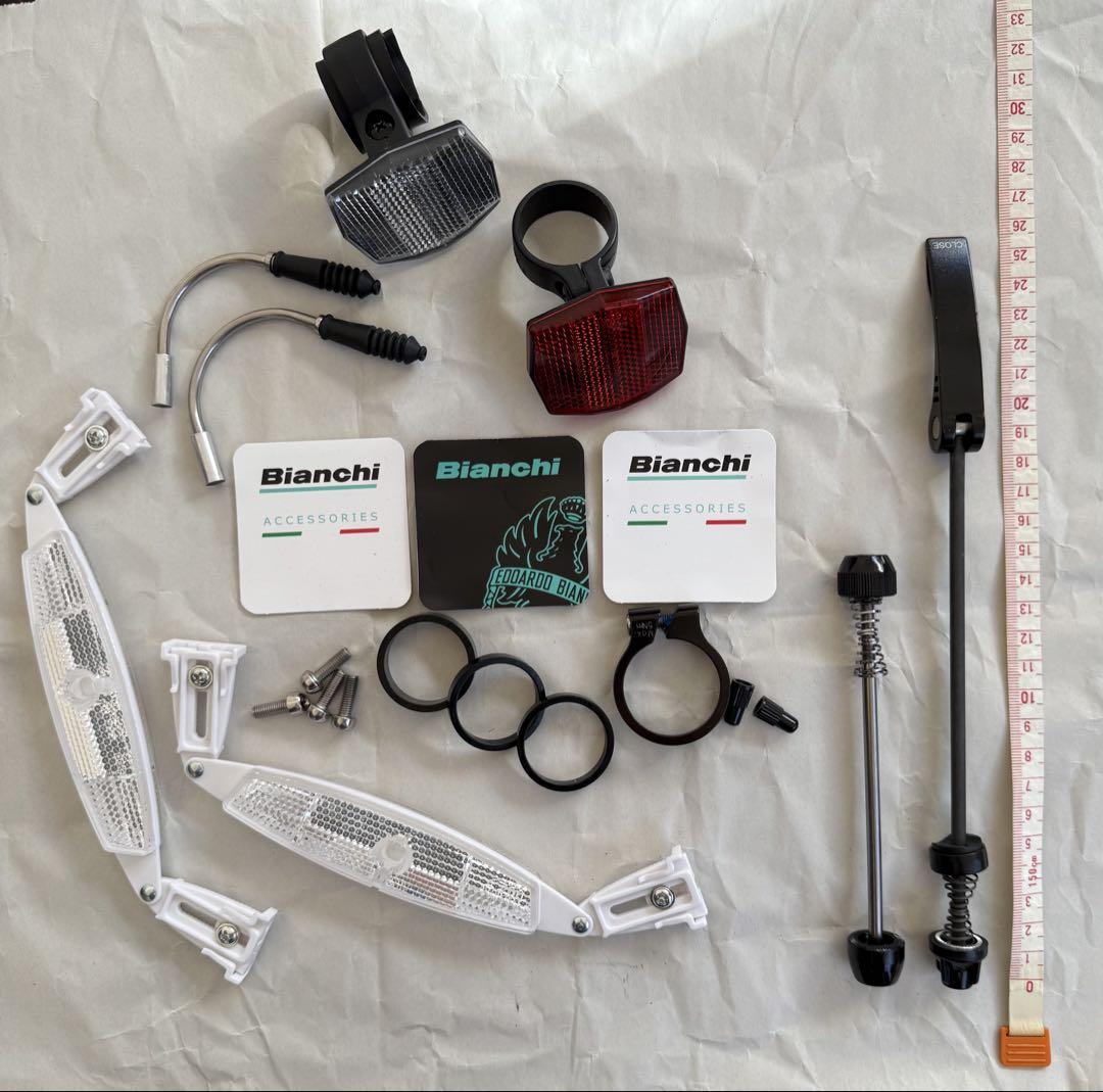 Bianchiパーツ、自転車用パーツのセット