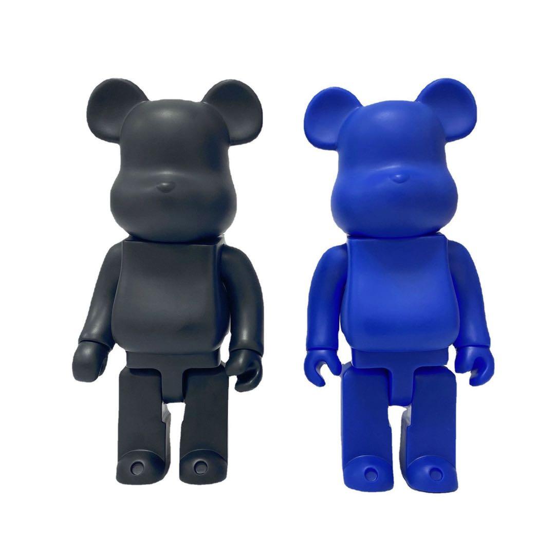 ベアブリック ブラック ブルー 2点セット 400%