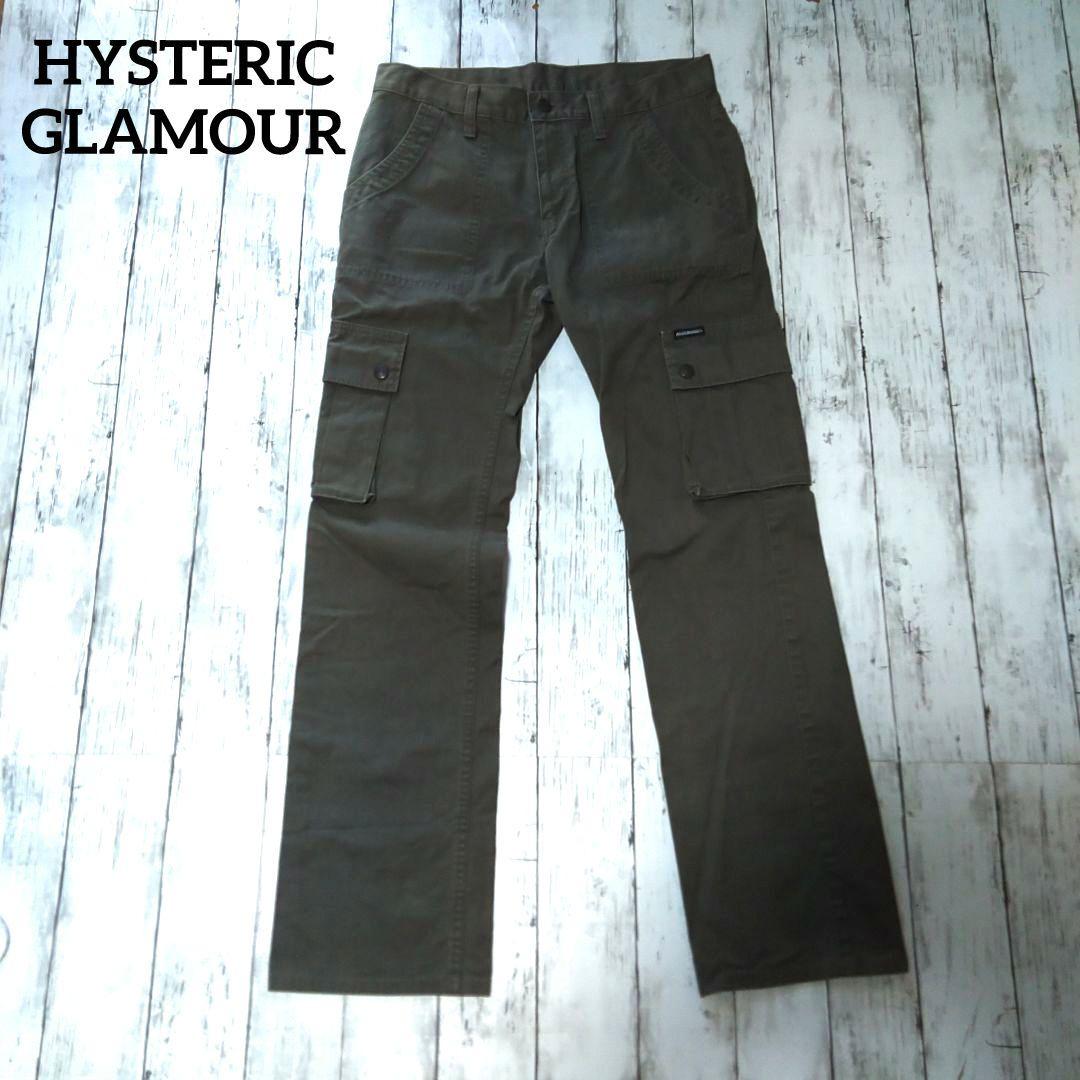 【HYSTERIC GLAMOUR】カーゴパンツ　ブッシュパンツ　カーキ 6,500円