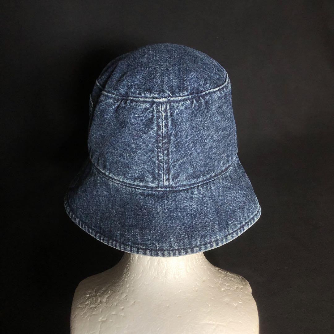 90s Ralph Lauren デニム バケットハット ポニー刺繍 日除け