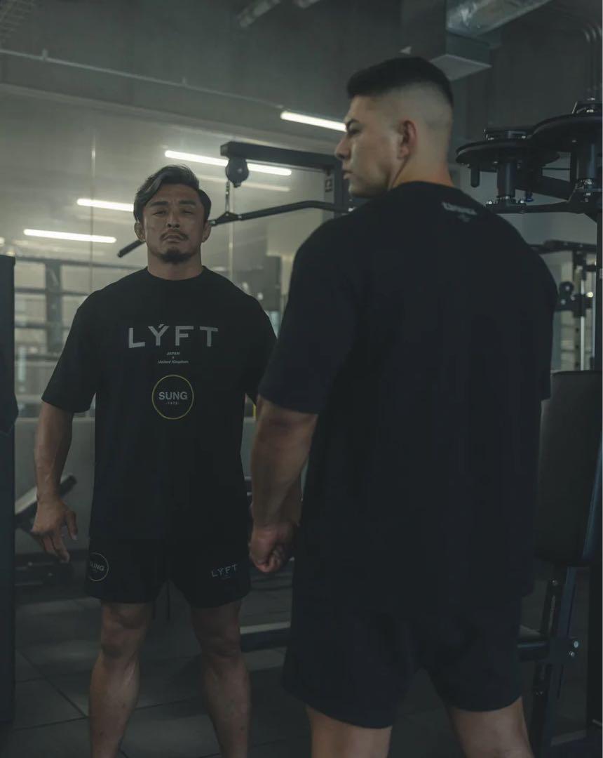 LÝFT SUNG リフト　秋山 成勲　半袖　Tシャツ　トレーニング　格闘技