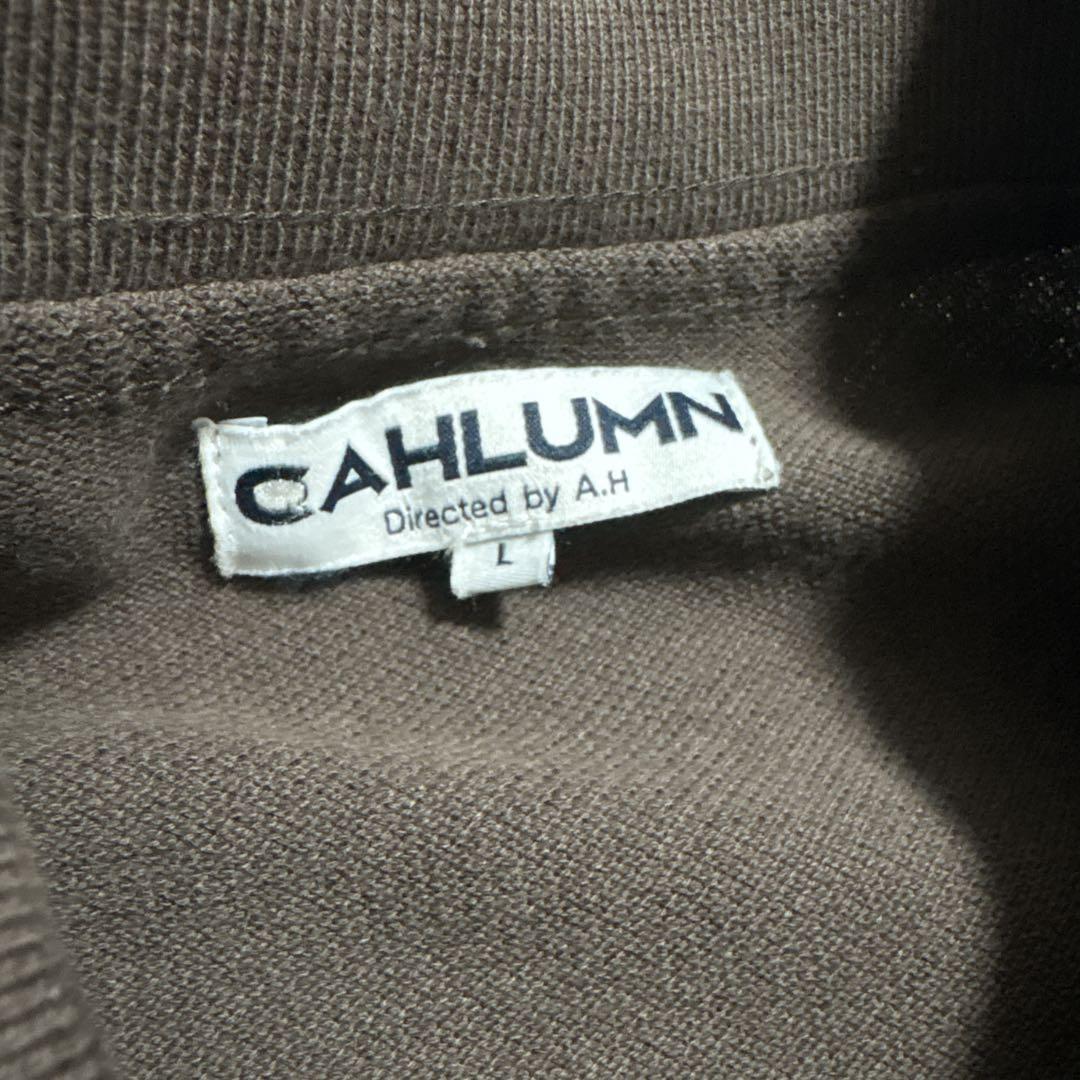 CAHLUMN カウラム ポロシャツ Over dye Polo Shirt