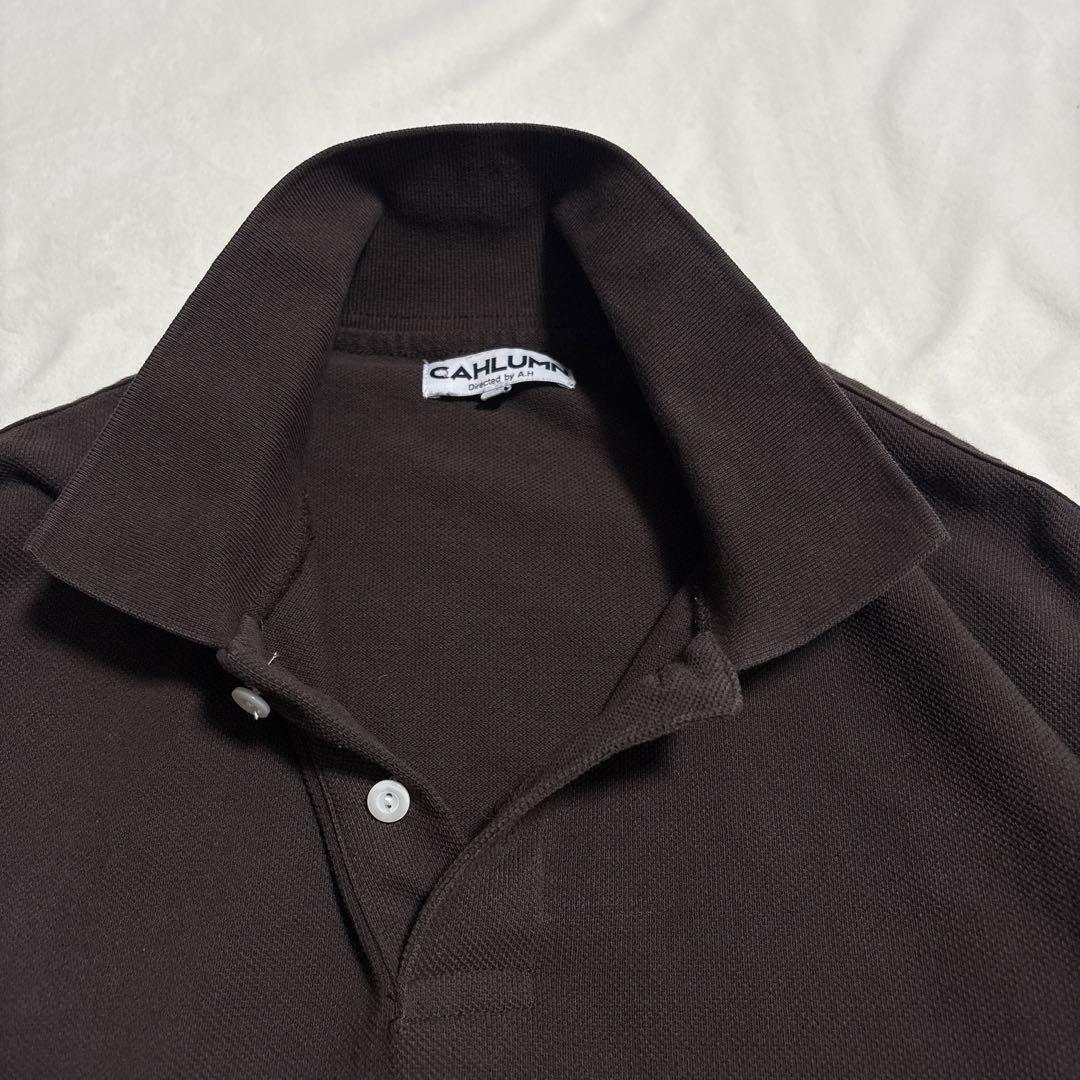 CAHLUMN カウラム ポロシャツ Over dye Polo Shirt