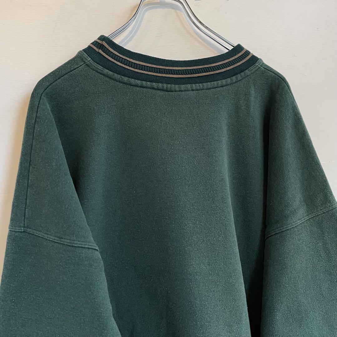 90s NIKE 白タグ 刺繍スウェット デザインスウェット ナイキ 古着