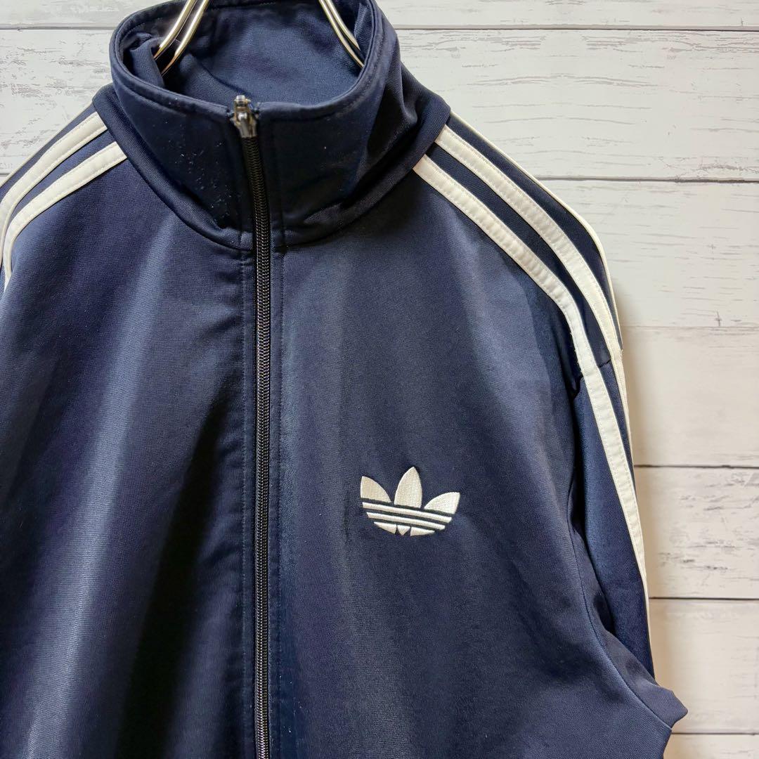 adidas ビッグロゴ　トラックジャケット ファイヤーバー ド