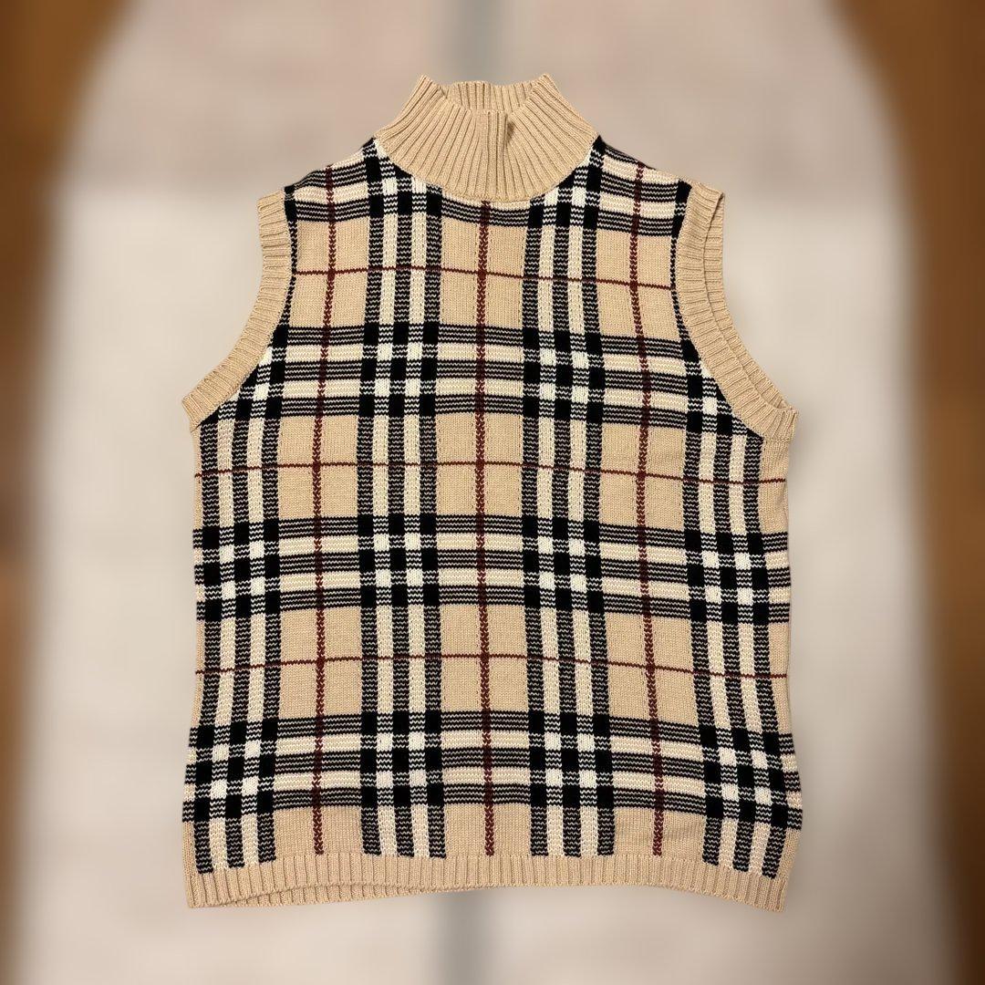 BURBERRY バーバリー ロンドン London ニット ノースリーブ M2 BURBERRY LONDON ニット - メルカリ