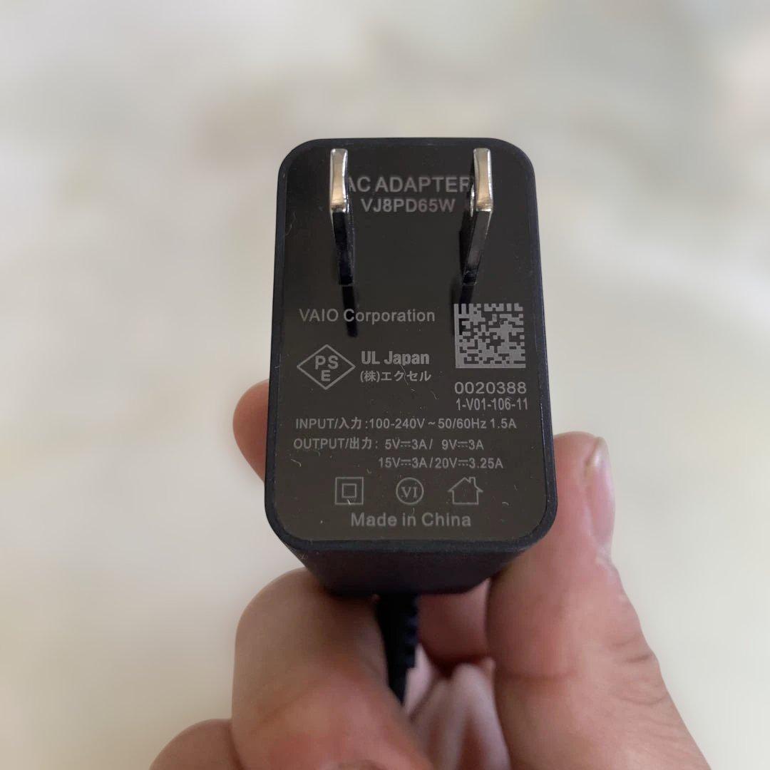 VAIO 純正ACアダプター VJ8PD65W USB TYPE-C 6個