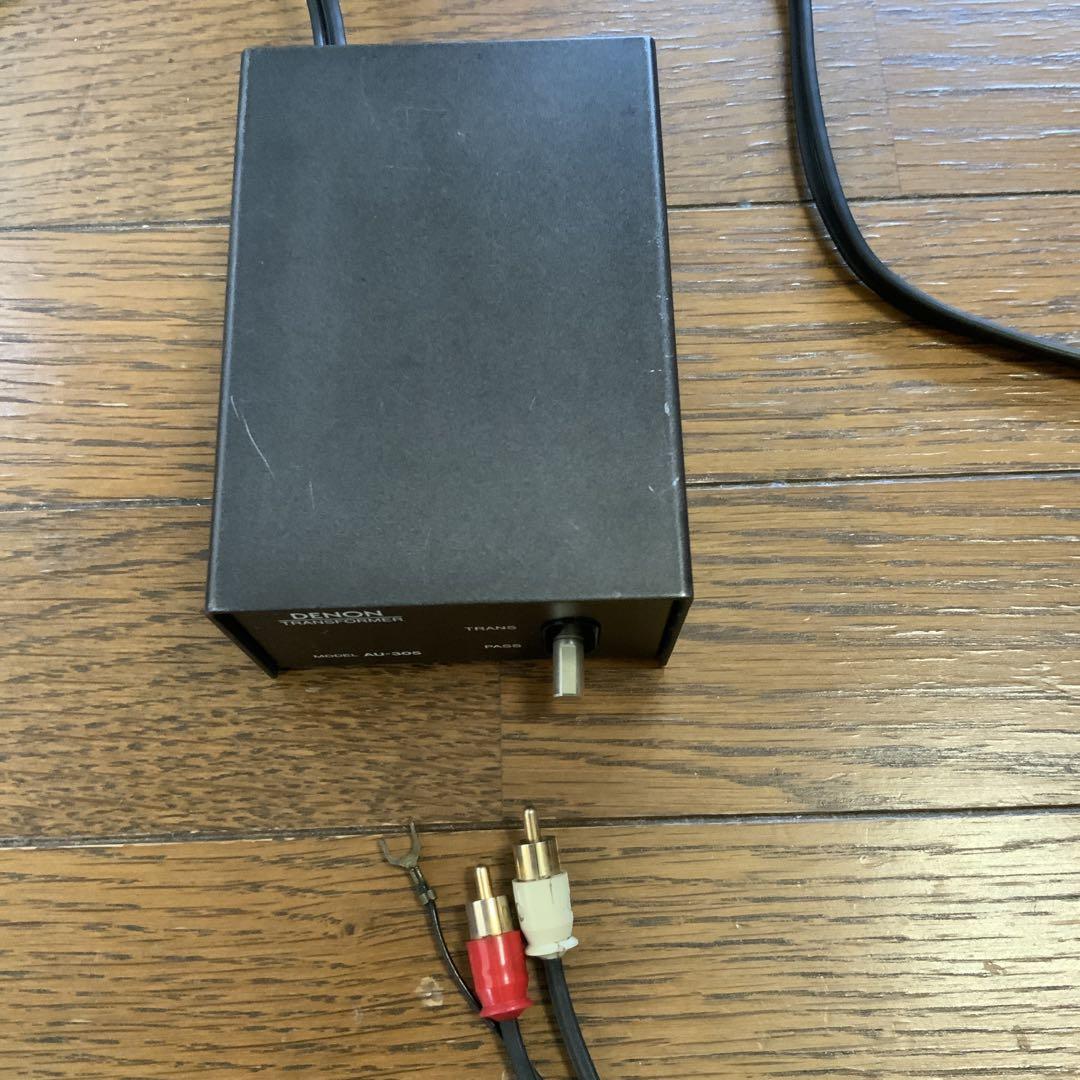 デノンMC カートリッジ用昇圧トランスAU-305動作良好 デノン MCカートリッジ用 昇圧トランス AU-305 DL-103共 その他