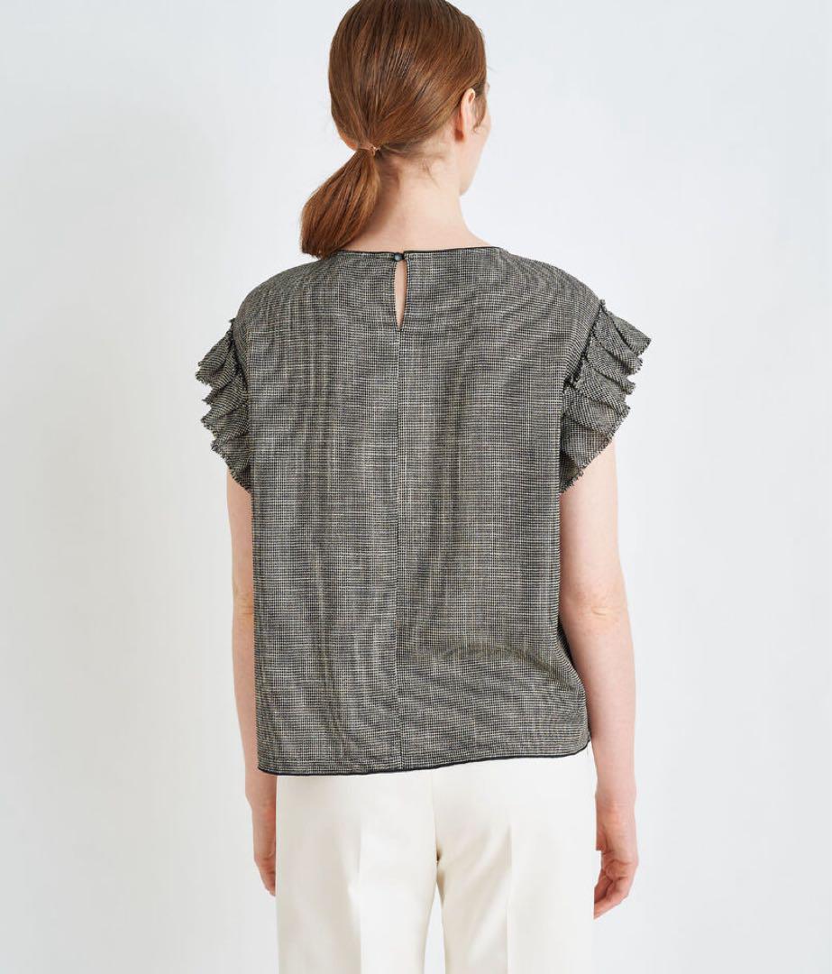 安価 美品】Ballsey ボールジィ フリルスリーブブラウス カラミ トップス