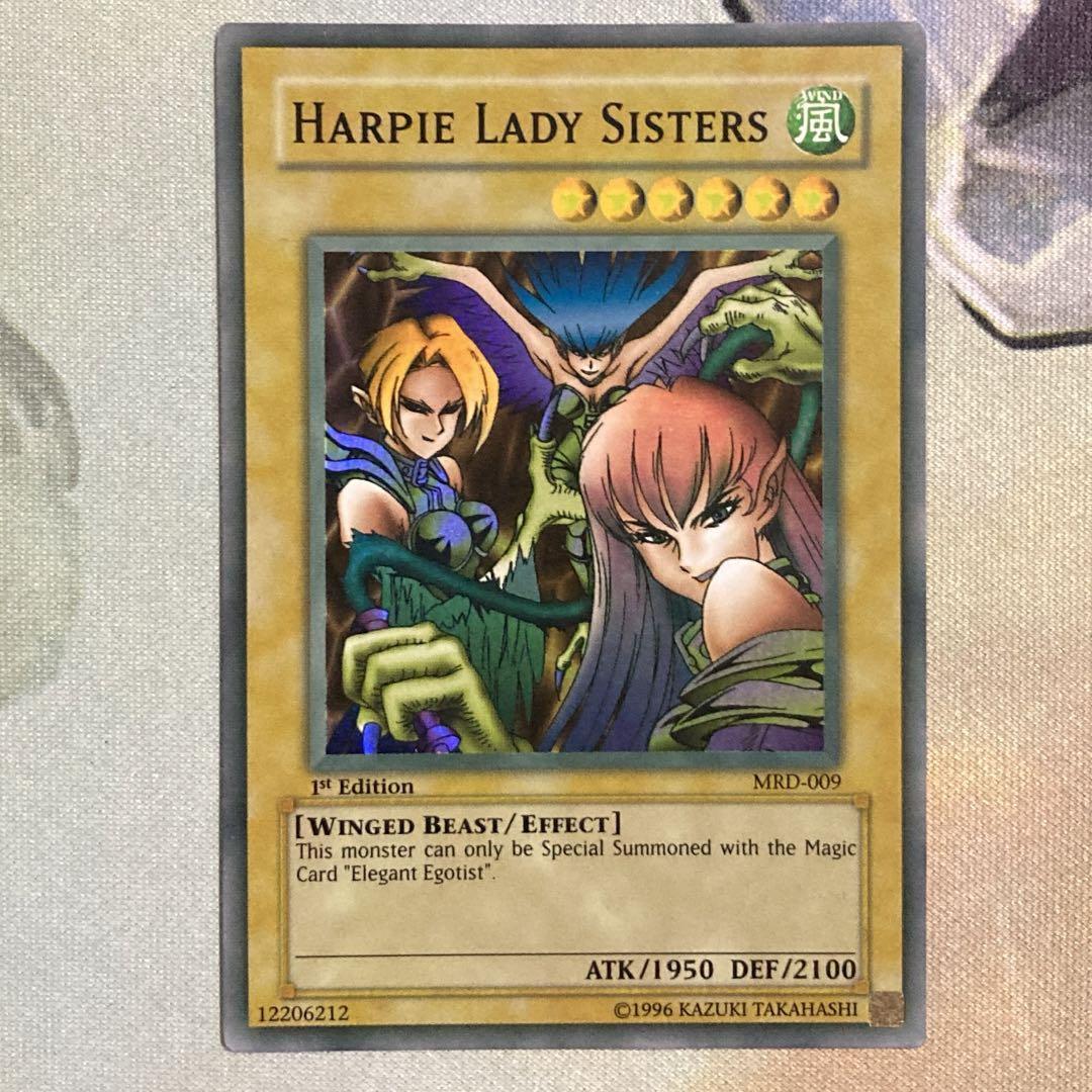 エラー ハーピィレディ三姉妹 1st faded 北米 英語 遊戯王OCG