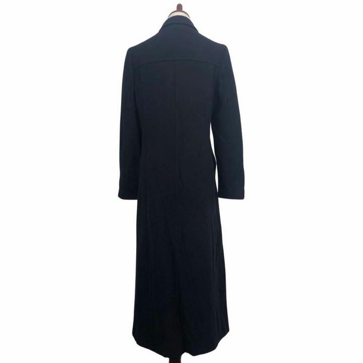 2022爆買い BURBERRY BLUE LABEL ブラック ウール ロングコート zjyrA-m13151440442 得価セール