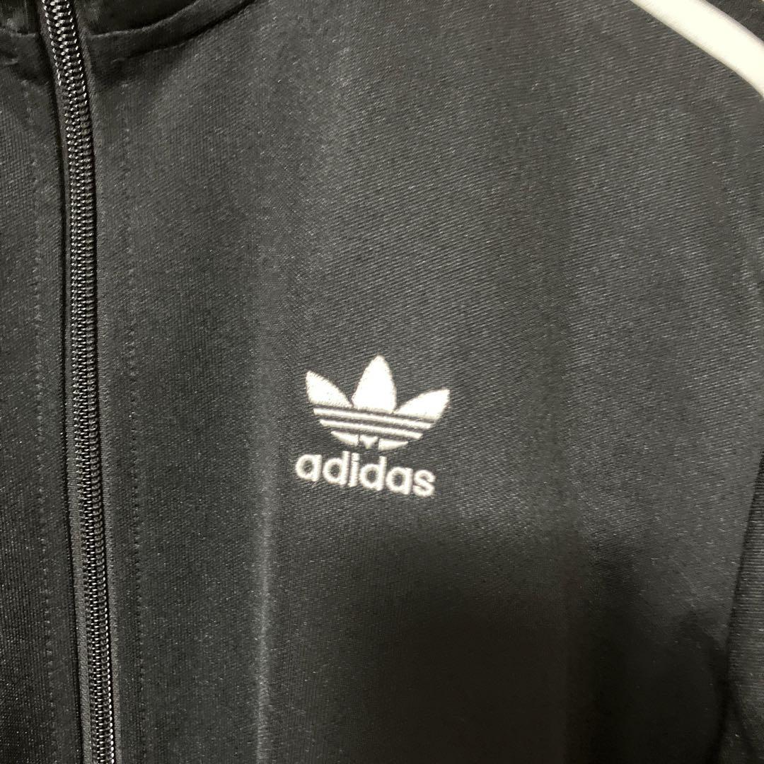 【即購入⭕️】ダブルジップ ハイネックadidas トラックジャケット 黒 L