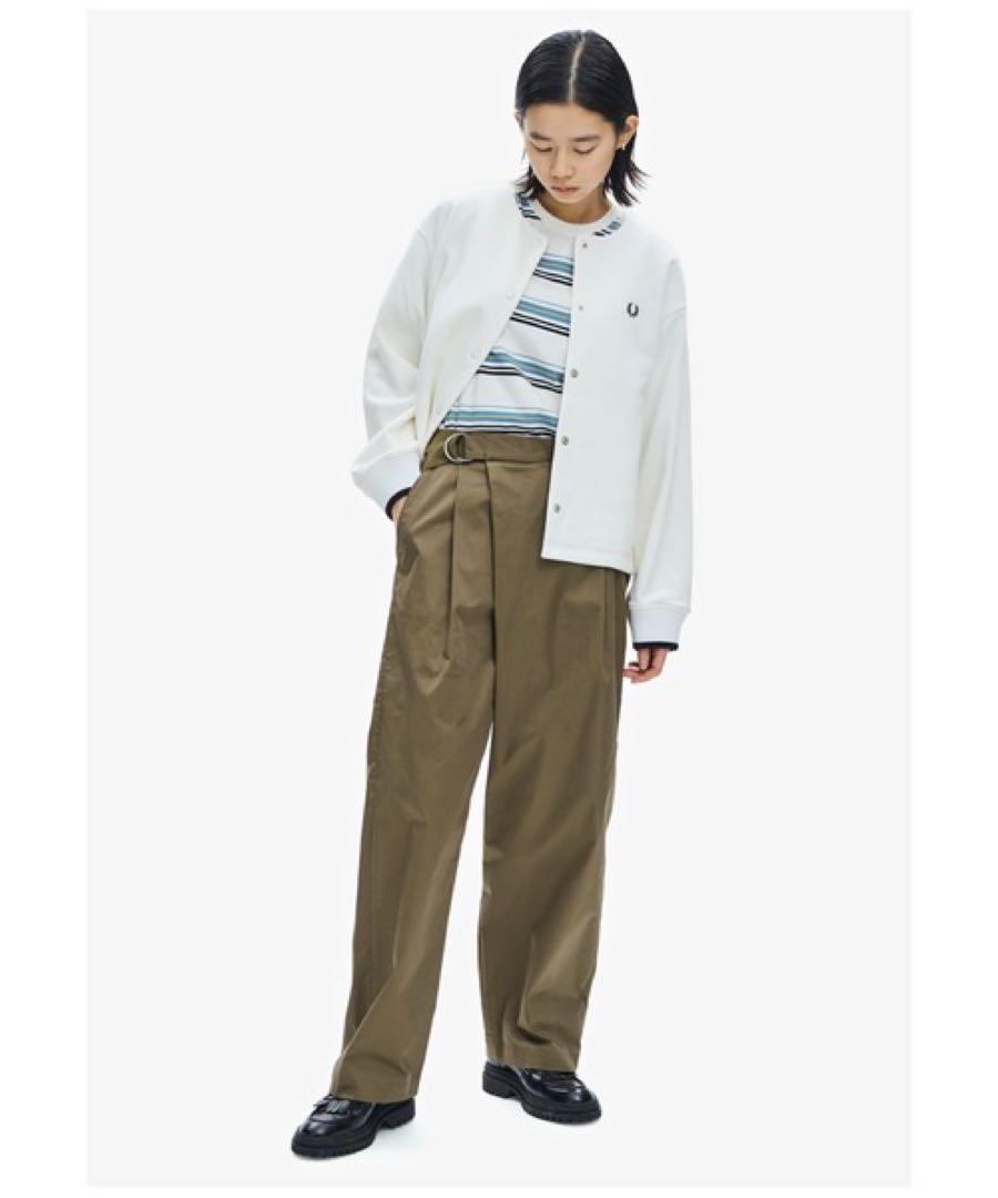 FRED PERRY コットン クルーネック スウェット ジャンパー