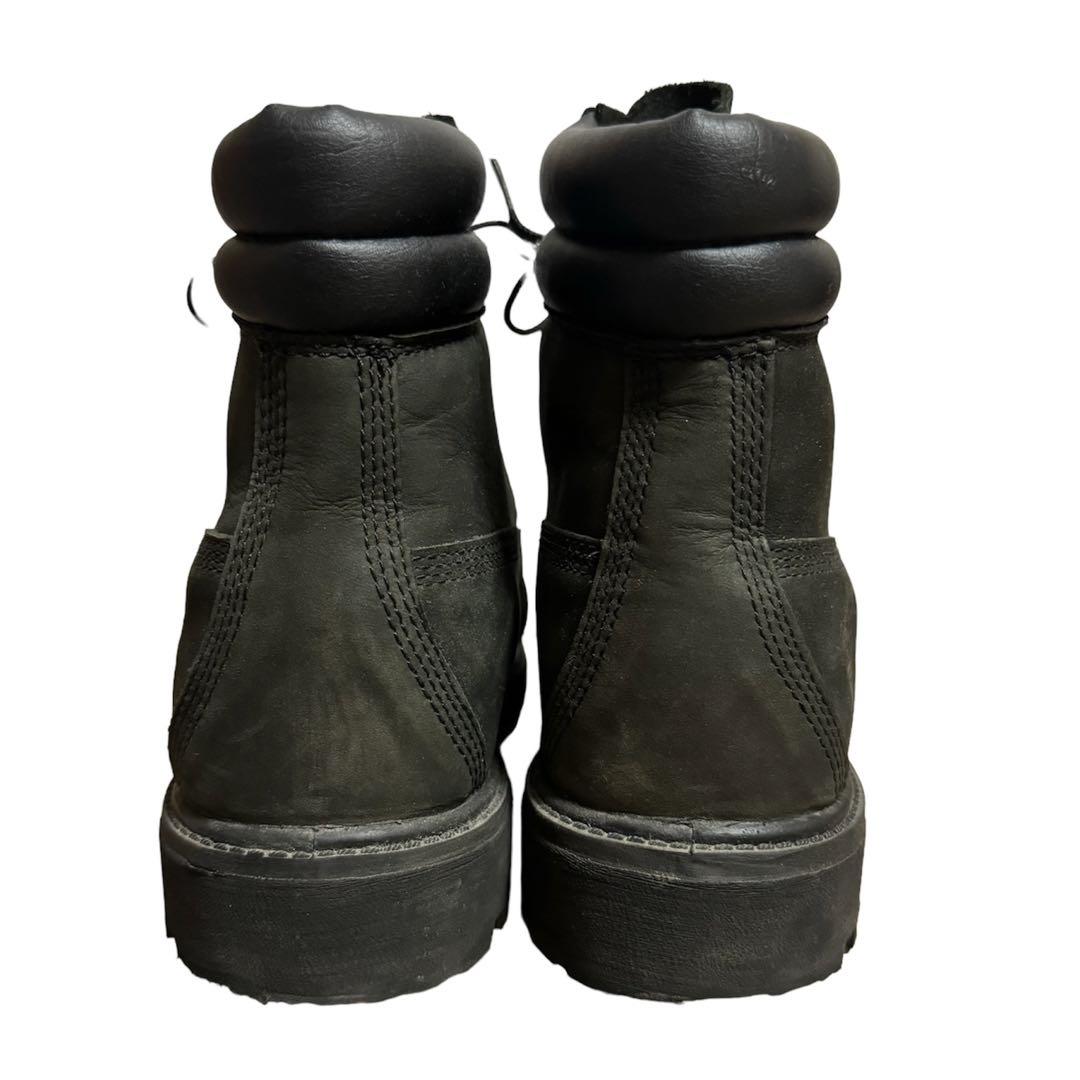 Timberland 6インチ ダブルカラーブーツ ブラック 27cm