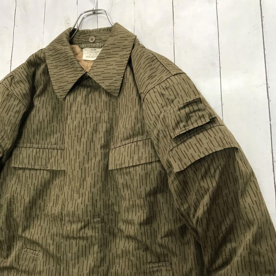 80s ドイツ軍 NVA レインドロップカモ 中綿 ミリタリージャケット