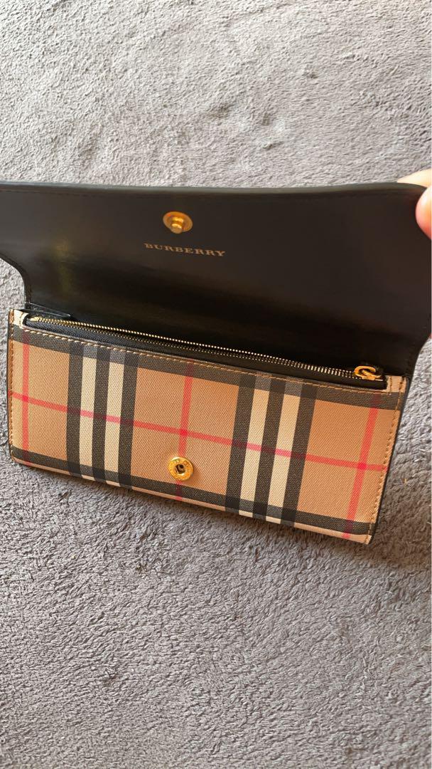 Burberry チェック柄 長財布　バーバリー　デパート購入
