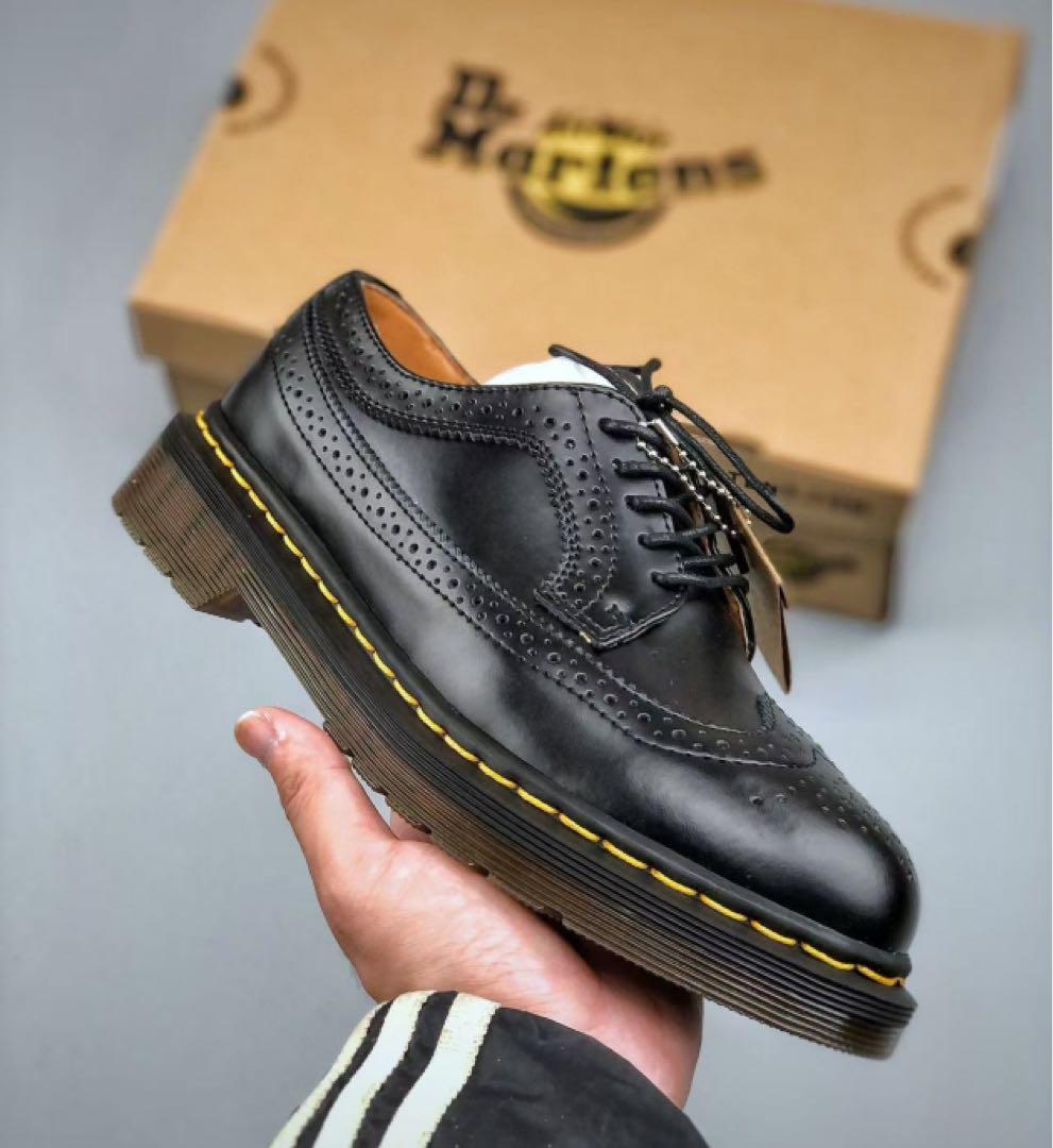新品 Dr.Martens ドクタ-マ-チン 3989 5ホ-ル プラック