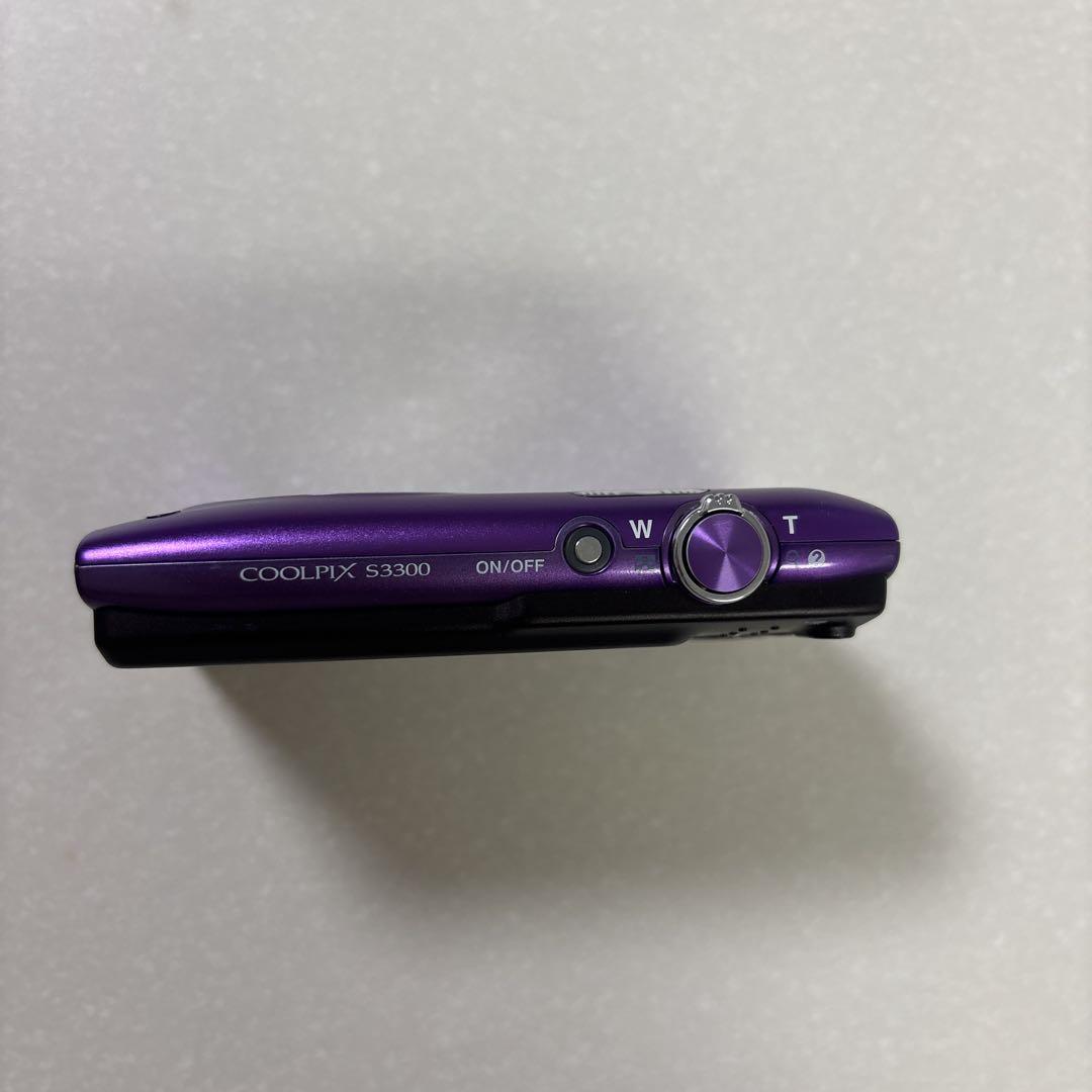 Nikon COOLPIX S3300 コンパクトデジタルカメラ ジャンク 紫