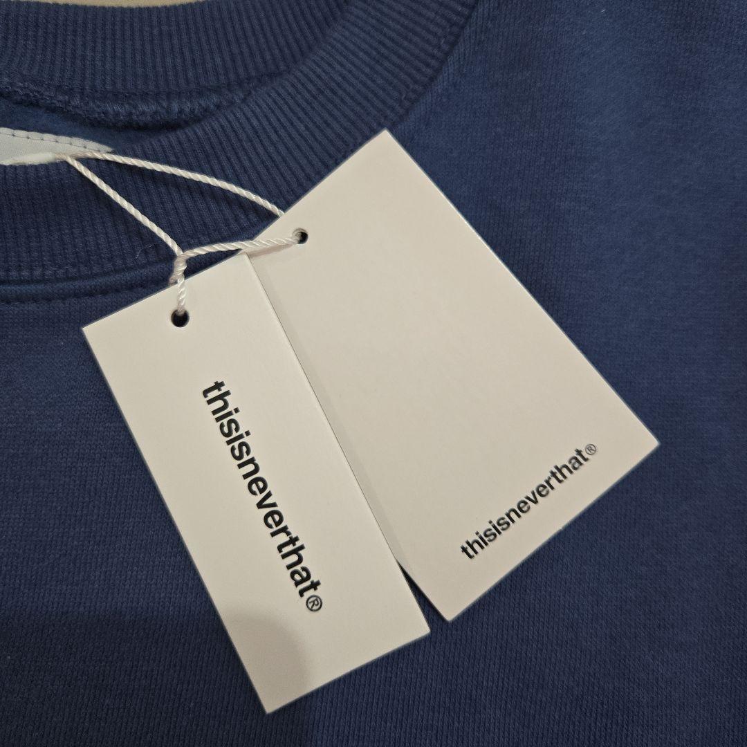 thisisneverthat ネイビー トレーナー